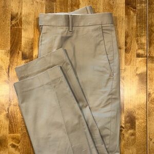 J. Crew Bowery Dress Pants Khaki Cotton 33x30